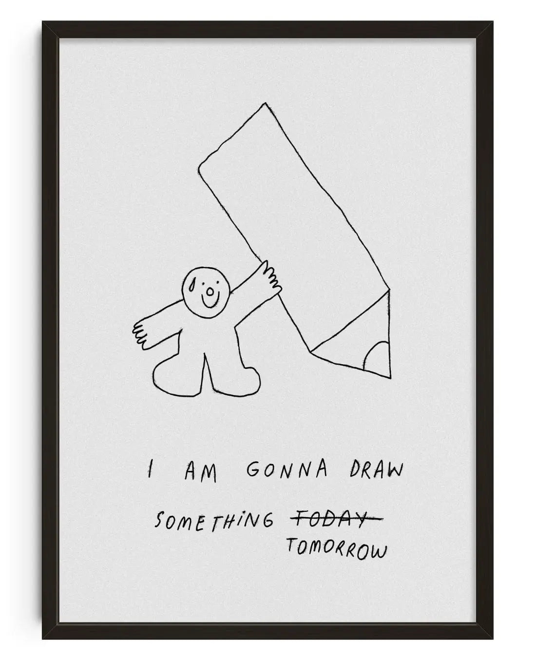 Tomorrow contemporary wall art print by Bianca Beneduci Assad - sold by DROOL
