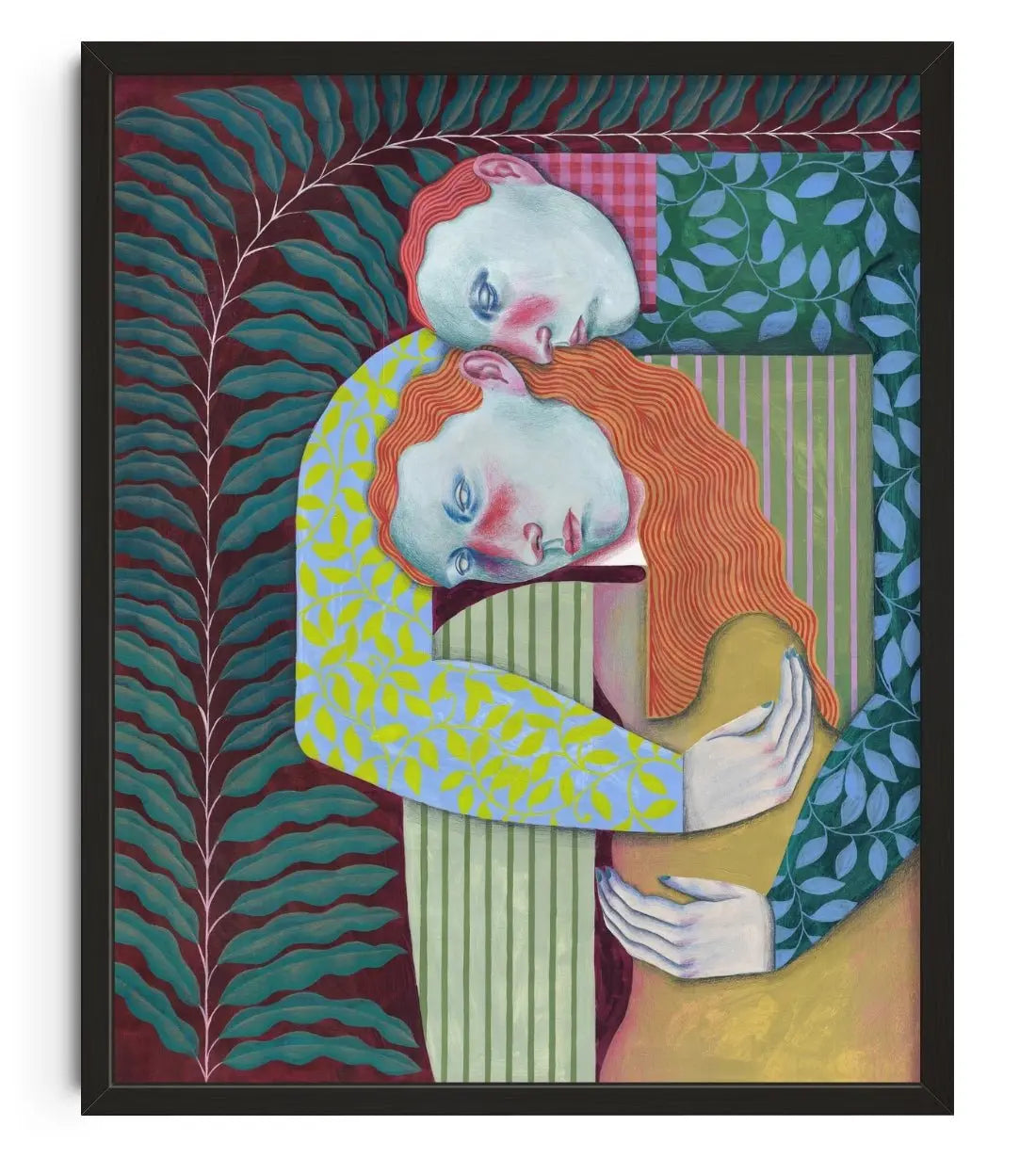 In Your Arms contemporary wall art print by Carla Petelski - sold by DROOL