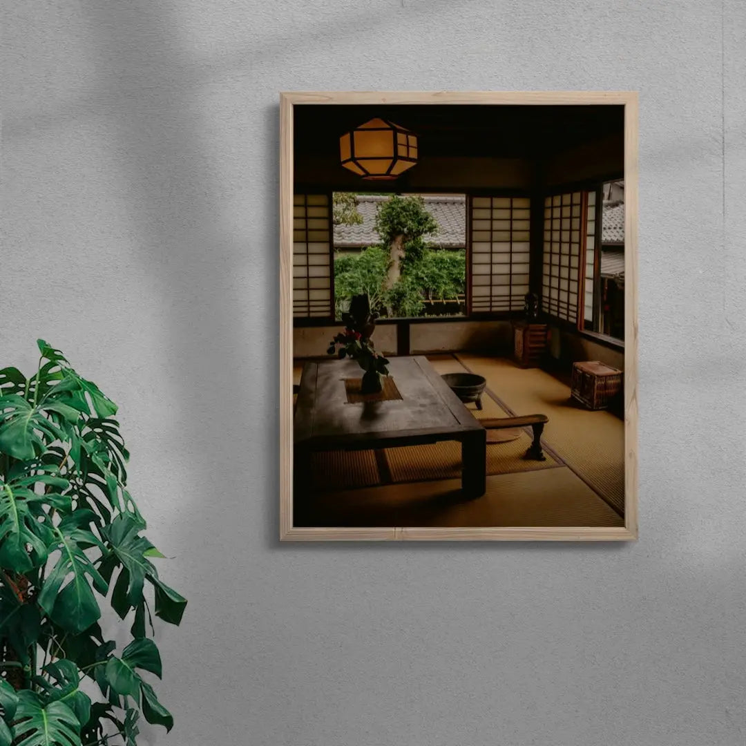 Tatami contemporary wall art print by Jacky Jiang - sold by DROOL