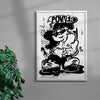 Power contemporary wall art print by Amelie Goeppel - sold by DROOL