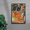 Garfield contemporary wall art print by Austin Ansbro - sold by DROOL