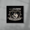 You're Not Alone contemporary wall art print by Laserblazt - sold by DROOL