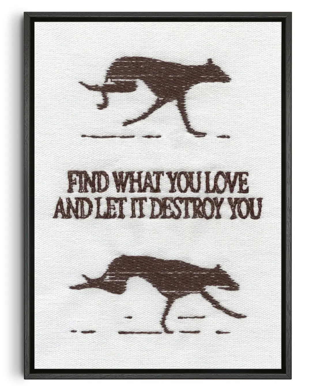 Let It Destroy You contemporary wall art print by Alexander Khabbazi - sold by DROOL