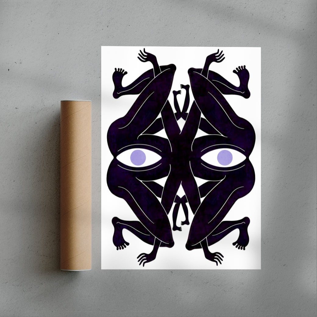 Search Lights contemporary wall art print by Henrik Delehag - sold by DROOL