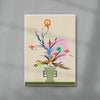 Changing Seasons III contemporary canvas art print by Brindha Kumar - sold by DROOL