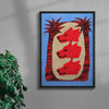 Wild Dogs contemporary wall art print by Kwonny - sold by DROOL