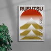 Rusutsu contemporary wall art print by John Schulisch - sold by DROOL