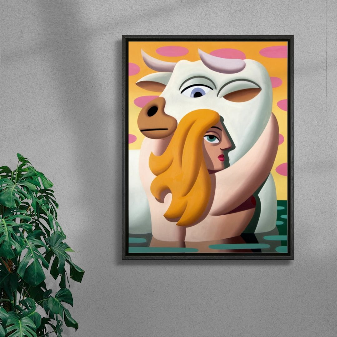 Europa contemporary wall art print by Juan de la Rica - sold by DROOL