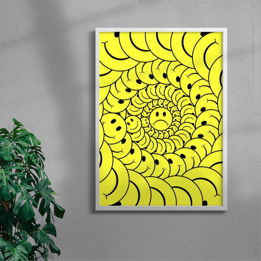 Moods contemporary wall art print by Ignorance1 - sold by DROOL