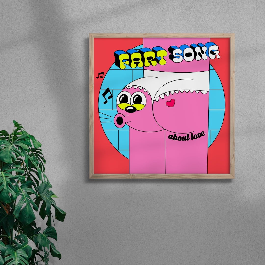 Song About Love contemporary wall art print by Ovcharka - sold by DROOL