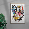 Starfall Error contemporary wall art print by Kitasavi - sold by DROOL