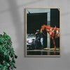 HORSEWASHING contemporary wall art print by Ces XC - sold by DROOL