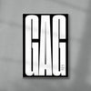 GAG contemporary wall art print by Carla Palette - sold by DROOL