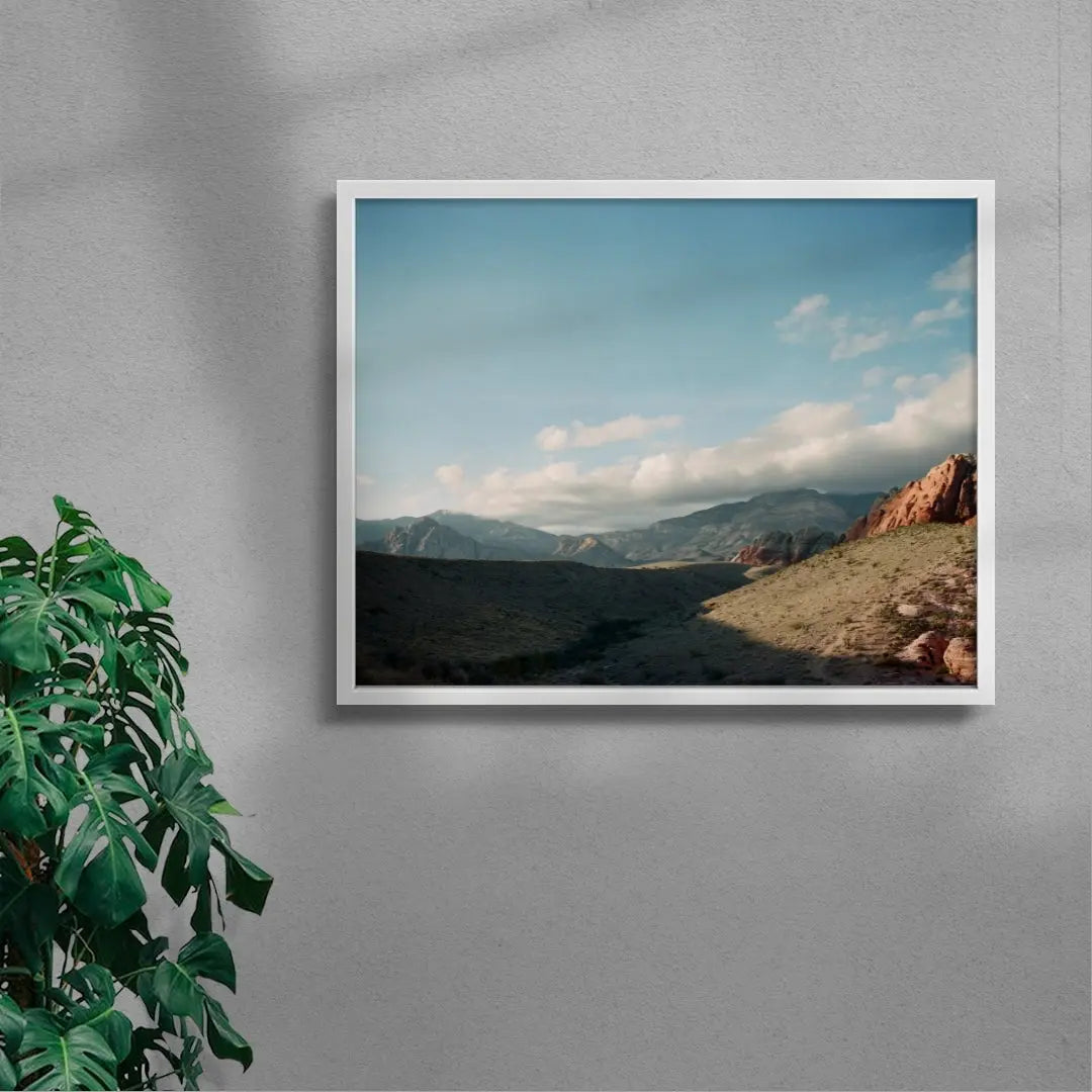 Desert Hush contemporary wall art print by Nirav Patel - sold by DROOL