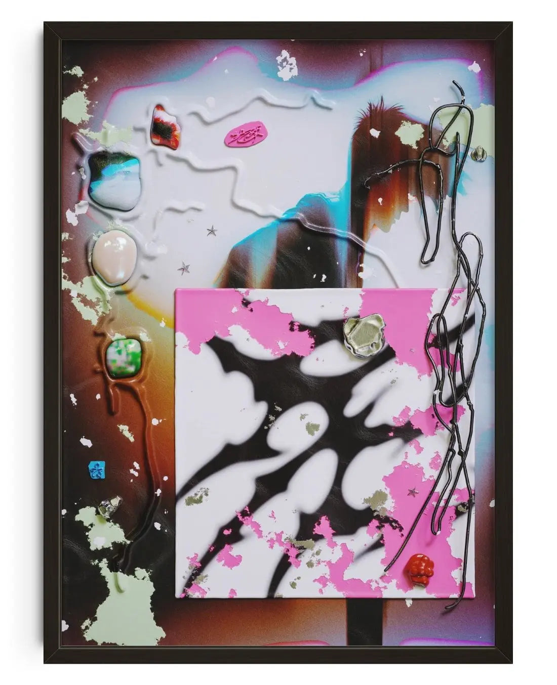 Running Away contemporary wall art print by Kitasavi - sold by DROOL