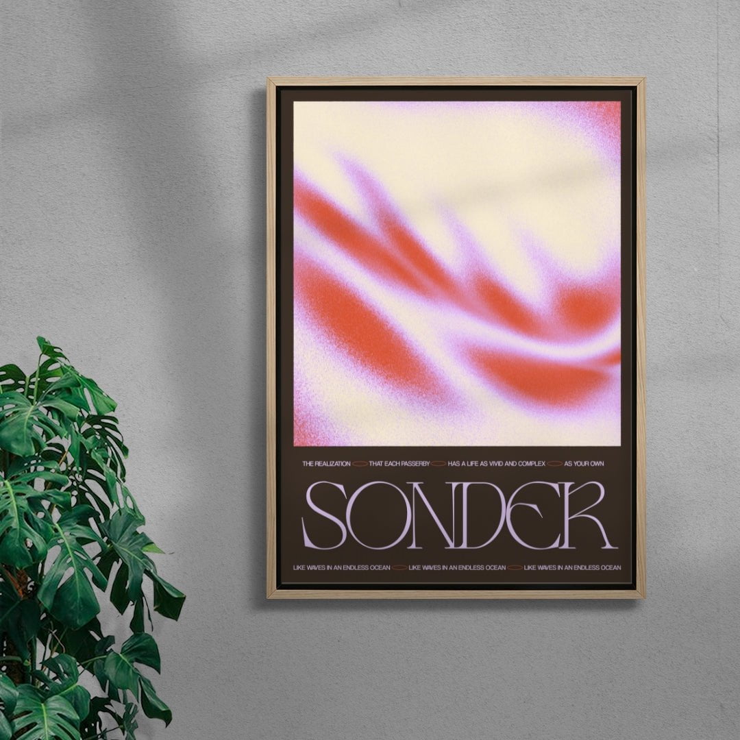Sonder contemporary wall art print by Coveposter - sold by DROOL