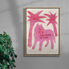 But I Do Believe In Death contemporary wall art print by Kwonny - sold by DROOL
