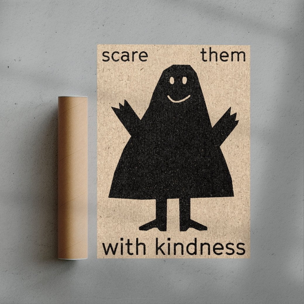 Kindness contemporary wall art print by David Schmitt - sold by DROOL