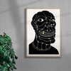 Unseeker contemporary wall art print by Henrik Delehag - sold by DROOL