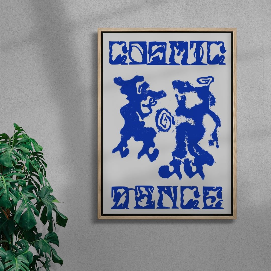 Cosmic Dance contemporary wall art print by Amelie Goeppel - sold by DROOL