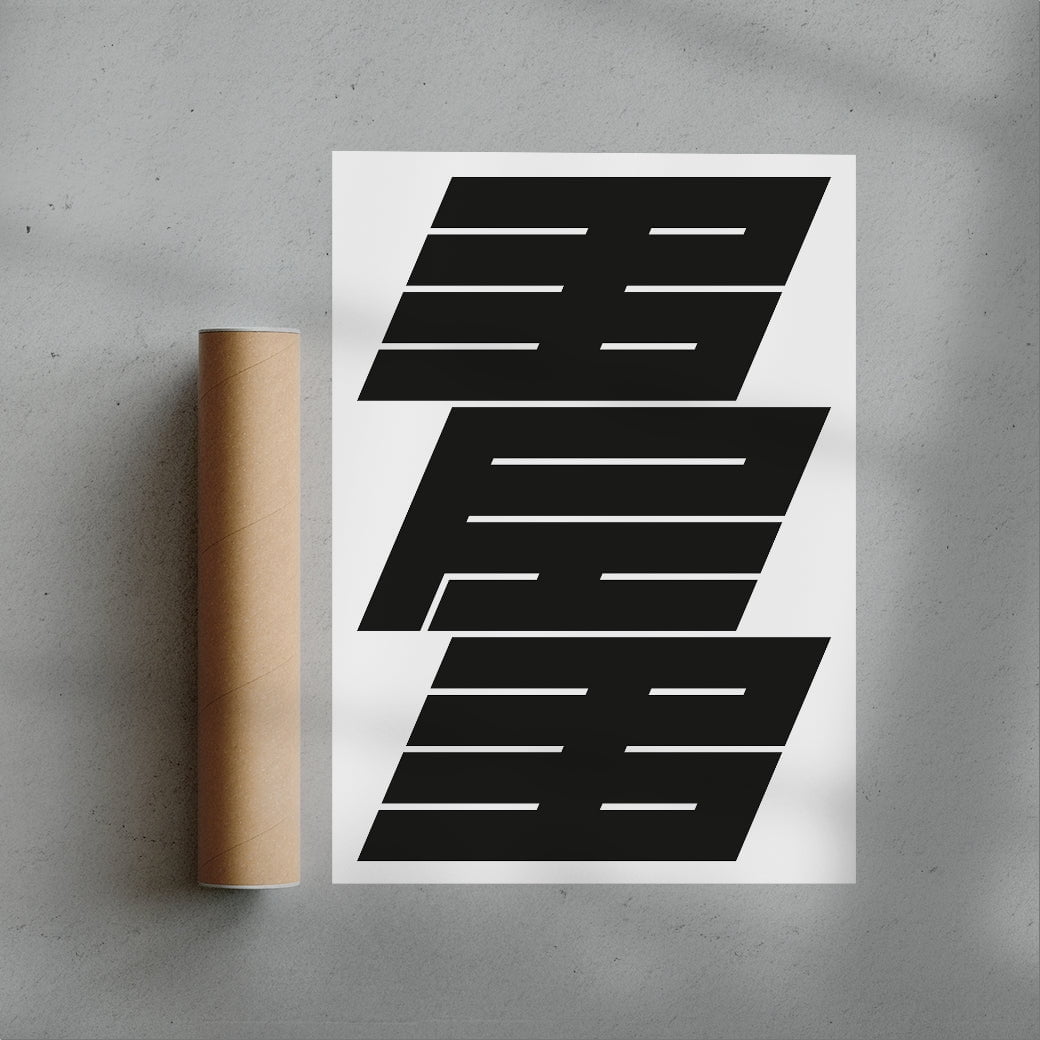 Vimeto–BRB contemporary wall art print by Daan Rietbergen - sold by DROOL