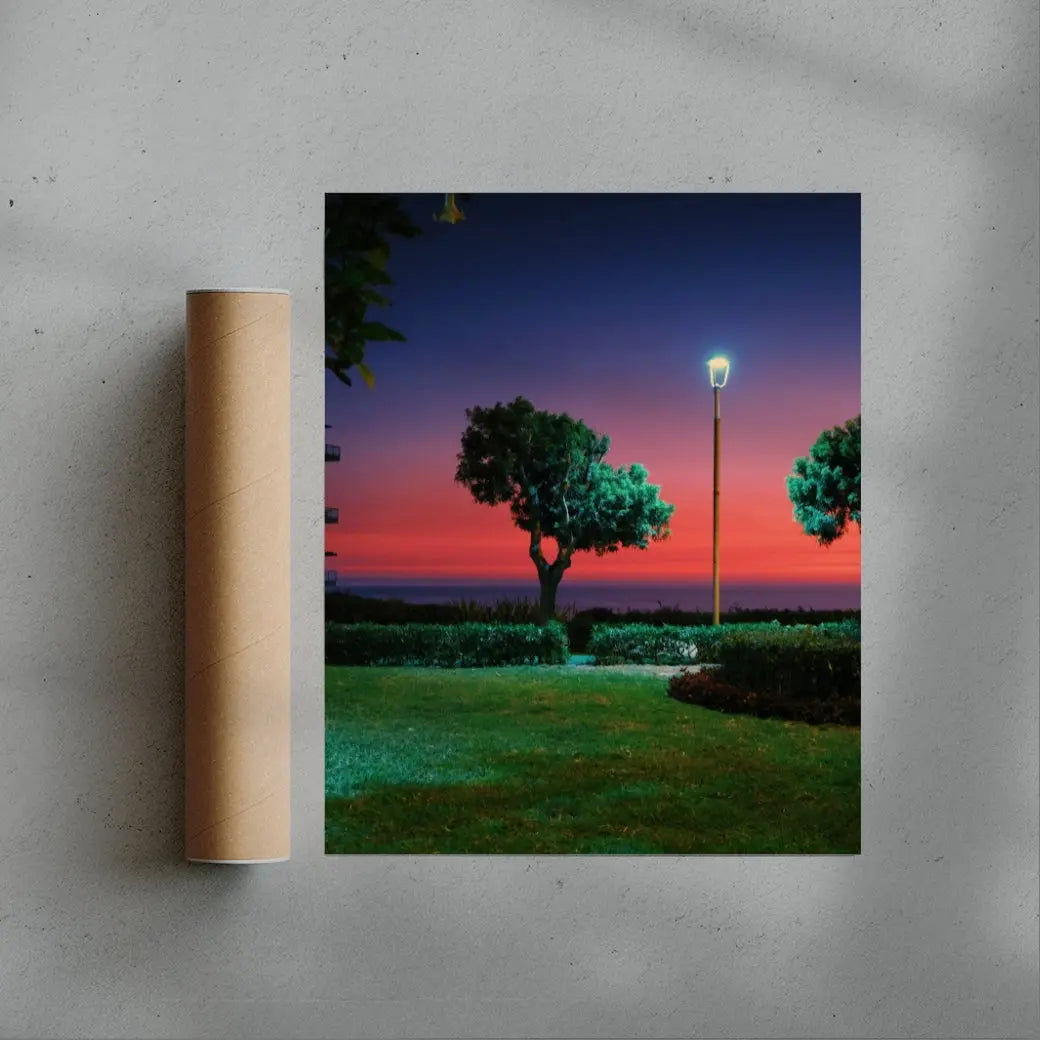 Burning sky contemporary wall art print by Mandy Sham - sold by DROOL