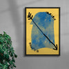 Surreal Love contemporary wall art print by Carilla Karahan - sold by DROOL