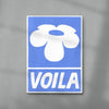 Voila contemporary canvas art print by Sara Cristina Moser - sold by DROOL