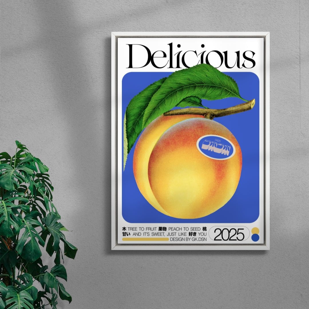 Delicious contemporary wall art print by George Kempster - sold by DROOL