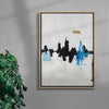 Skyline contemporary wall art print by Dom Russo - sold by DROOL