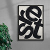 REST contemporary wall art print by Xtian Miller - sold by DROOL