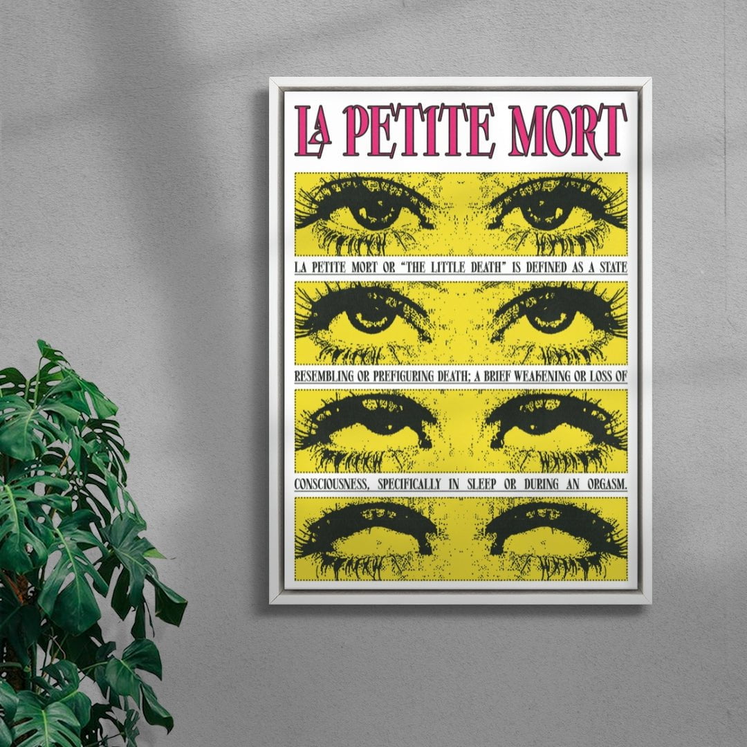 The Little Death contemporary wall art print by Utsav Verma - sold by DROOL