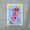 Cerberus I contemporary wall art print by Kwonny - sold by DROOL