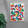 Dandelion Seeds contemporary wall art print by Amber Vittoria - sold by DROOL