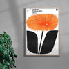 Smala Flower contemporary wall art print by Floating Bstrd - sold by DROOL