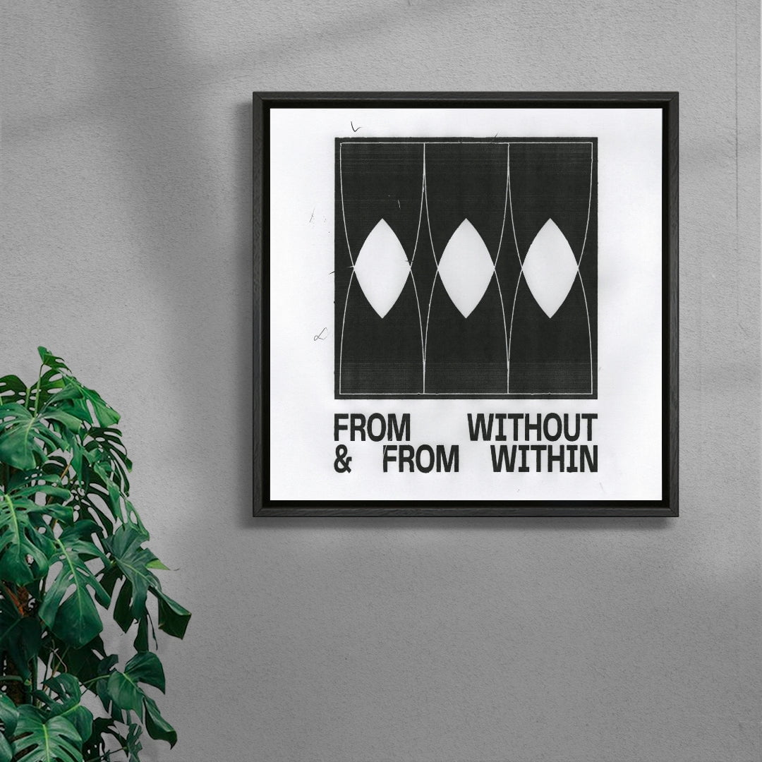 From Without contemporary wall art print by Alexander Khabbazi - sold by DROOL