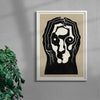 Pilgrim contemporary wall art print by Henrik Delehag - sold by DROOL