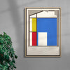 De Stijl Here contemporary wall art print by Edan Strachan - sold by DROOL