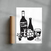 GRAPPA contemporary wall art print by Max Blackmore - sold by DROOL