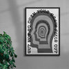 Open Mind contemporary wall art print by John Schulisch - sold by DROOL