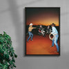 CATCH ME, IF YOU CAN contemporary wall art print by Ces XC - sold by DROOL