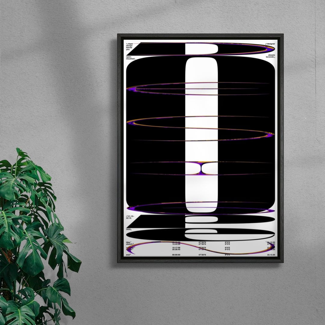 DOPE contemporary wall art print by Alessio Borando - sold by DROOL