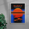 Burning With Love contemporary wall art print by Othman Zougam - sold by DROOL