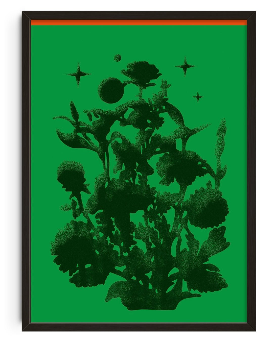 Greenness contemporary wall art print by Juan Sebastián Rosillo - sold by DROOL