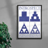 Introspect contemporary wall art print by Utsav Verma - sold by DROOL