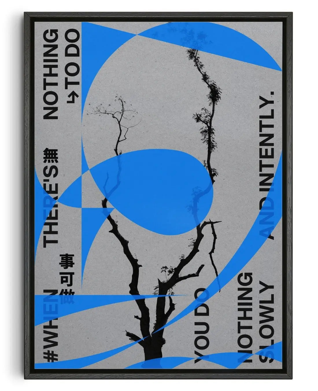 Nothing to do contemporary wall art print by cloud.cb - sold by DROOL