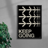 Thumbnail for KEEP GOING contemporary wall art print by Brad Mead - sold by DROOL