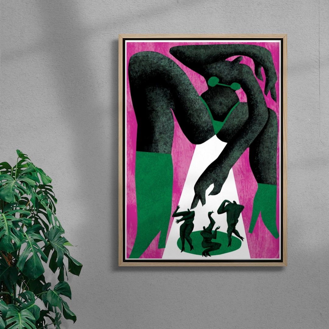 Femme Visibility contemporary wall art print by Hayley Wall - sold by DROOL