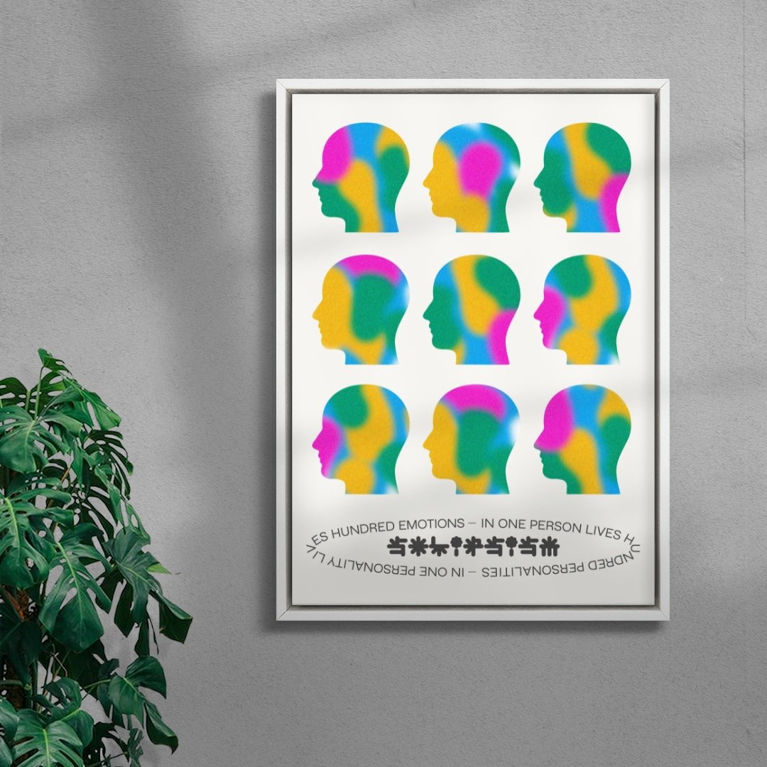Headspace contemporary wall art print by Studio Trikken - sold by DROOL