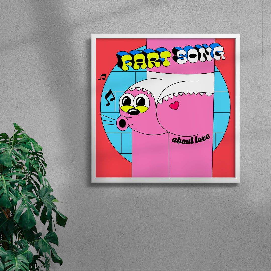 Song About Love contemporary wall art print by Ovcharka - sold by DROOL